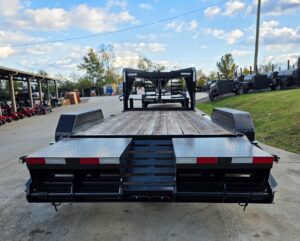 7′ x 18′ Gooseneck Equipment Trailer (2) 7K Axles King Kong Ramps 14k GVWR - Image 8