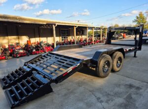 7′ x 18′ Gooseneck Equipment Trailer (2) 7K Axles King Kong Ramps 14k GVWR - Image 11