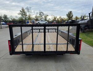 7×14 Dovetail Utility Trailer Powder Coated With Gate (2) 3500lb Axles 7K GVWR - Image 8