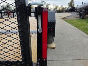 7×14 Dovetail Utility Trailer Powder Coated With Gate (2) 3500lb Axles 7K GVWR - Image 19
