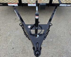 7×12 Straight Deck Utility Trailer 4ft Ladder Racks with 1.5 FT Mesh (2) 3500lb Axle - Image 14