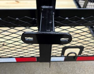 7×12 Straight Deck Utility Trailer 4ft Ladder Racks with 1.5 FT Mesh (2) 3500lb Axle - Image 15