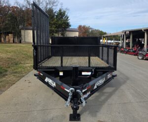 7×20 Hybrid Dump Utility Trailer with 3ft Sides Equipment (2) 7K Axles - Image 2