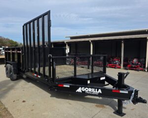 7×20 Hybrid Dump Utility Trailer with 3ft Sides Equipment (2) 7K Axles - Image 3