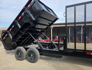 7×20 Hybrid Dump Utility Trailer with 3ft Sides Equipment (2) 7K Axles - Image 8