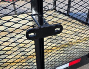 6.4×16 Utility Trailer Straight Deck 4ft Mesh Sides with Basket (2) 3,500lb Axles - Image 16