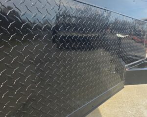 8.5×24 Hybrid Enclosed Trailer Black w/ Black Out Package & Gate - Image 11