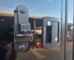 8.5×24 Hybrid Enclosed Trailer Black w/ Black Out Package & Gate - Image 19