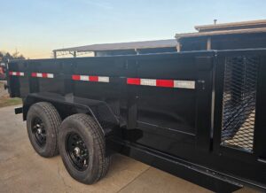 7×20 Hybrid Utility Dump Trailer 2ft Sides with Box (2) 7K Axles - Image 19