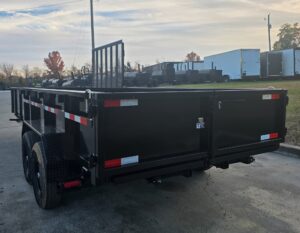 7×20 Hybrid Utility Dump Trailer 2ft Sides with Box (2) 7K Axles - Image 10