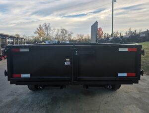 7×20 Hybrid Utility Dump Trailer 2ft Sides with Box (2) 7K Axles - Image 9