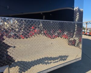 8.5×20 Black V-Nose Enclosed Trailer with Silver ATP (2) 52000lb Axles - Image 24