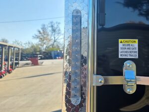 8.5×20 Black V-Nose Enclosed Trailer with Silver ATP (2) 52000lb Axles - Image 31