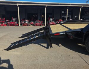 7×14 IBeam Equipment Trailer (2) 5200lb Axles with Stand-Up Ramps 10K GVWR - Image 10