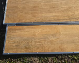 8.5×20 Black V-Nose Enclosed Trailer with Silver ATP (2) 52000lb Axles - Image 12