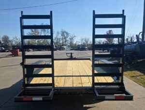 7×14 IBeam Equipment Trailer (2) 5200lb Axles with Stand-Up Ramps 10K GVWR - Image 6