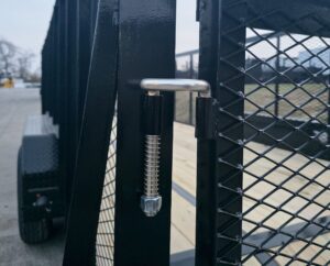 7×20 Dovetail Utility Trailer 4ft Mesh Sides (2) 3,500lb Axles - Image 18