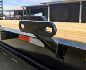 7×20 Equipment Trailer 8″ I-Beam (2) 7K Axles Standup Ramps 14K GVWR - Image 18