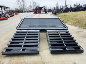 8.5×30 Gooseneck Deckover Dovetail Trailer (2) 10K Axles King Kong Ramps 20K GVWR - Image 11
