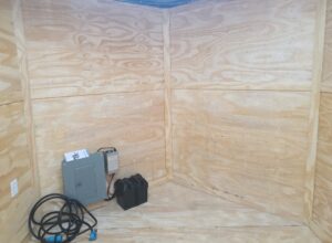 8.5’X24′ Charcoal Enclosed Trailer Hybrid Roof Platform and Equipment Hauler (2) 8000lb Axle - Image 24