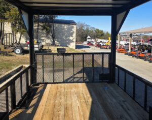 8.5’X24′ Charcoal Enclosed Trailer Hybrid Roof Platform and Equipment Hauler (2) 8000lb Axle - Image 16