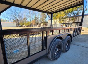 8.5’X24′ Charcoal Enclosed Trailer Hybrid Roof Platform and Equipment Hauler (2) 8000lb Axle - Image 15