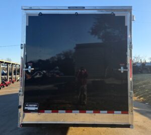 8.5×34 Black Flat Nose Enclosed Trailer (3) 5200lb Axles - Image 7