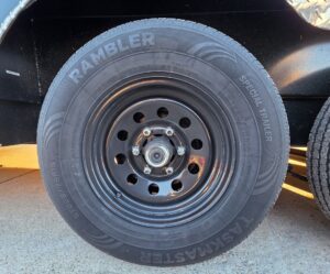 8.5×34 Black Flat Nose Enclosed Trailer (3) 5200lb Axles - Image 24