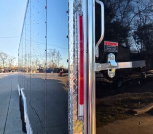 8.5×34 Black Flat Nose Enclosed Trailer (3) 5200lb Axles - Image 22