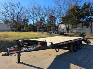 8.5×16 I-Beam Deckover Trailer (2) 7K Axles Stand-Up Ramps 14K GVWR - Image 10