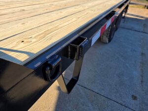 8.5×16 I-Beam Deckover Trailer (2) 7K Axles Stand-Up Ramps 14K GVWR - Image 22