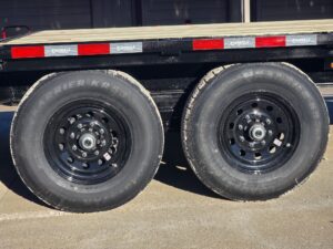 8.5×16 I-Beam Deckover Trailer (2) 7K Axles Stand-Up Ramps 14K GVWR - Image 26