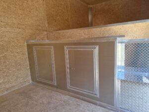 8.5′ X 32′ Gooseneck Hybrid Enclosed Trailer and 16′ Porch With Fold Out Gate - Image 44