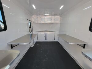 8.5′ X 20′ Black With Blackout Office and Command Center Enclosed Trailer - Image 20
