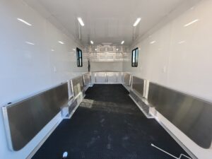 8.5′ X 20′ Black With Blackout Office and Command Center Enclosed Trailer - Image 27