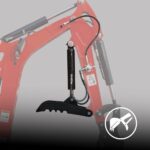 MechMaxx Mini Compact Excavator with HONDA GX390 Engine, 65.7″ Max Digging Depth, 2280 lb Operating Weight, Model MEC10 - Image 25
