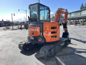 2026 Hitachi ZX50U-5N (CAB ANGLE) Angle blade, cab, heat, A/C, thumb, coupler, and dig bucket included - Image 3