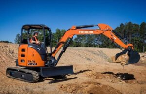 2026 Hitachi ZX35U-5N (LONG STICK) 5’8″ stick, thumb, coupler, and dig bucket included - Image 2
