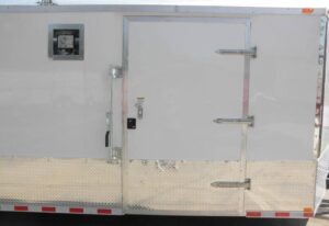 Enclosed Trailer 8.5’x26′ White – Car Motorcycle Hauler Storage - Image 6