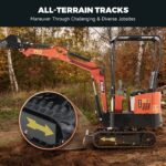 AX-12B | 13.5 HP B&S Engine Mini Excavator - Image 3