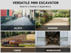 NW-A1 | 13.5 HP B&S Engine Mini Excavator with 6 Attachments - Image 12