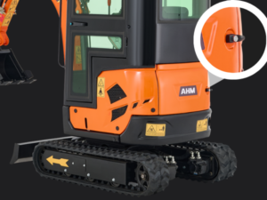 AX-17J | 23 HP B&S Engine 1.6 Ton Mini Excavator with Swing Boom & Enclosed Cab - Image 14