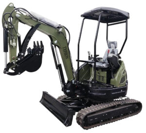 TYPHON TERROR XXV 2.5 Ton Mini Excavator KUBOTA Diesel Engine USA
