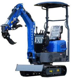 TERROR XI Mini Excavator Digger 13.5hp Gas B&S EPA Engine with 13 Attachments - Image 3