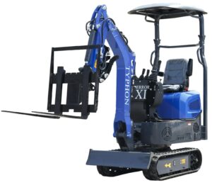 TERROR XI Mini Excavator Digger 13.5hp Gas B&S EPA Engine with 13 Attachments - Image 5