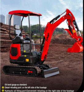 3800lbs TYRANT 17 Diesel Mini Excavator Kubota D902 Engine Side Swing w 12 attachments - Image 11