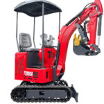 TYPHON TERROR ONE STORM 1 Ton Mini Excavator Trench Digger with Hydraulic Oil Cooler Canopy & Wide Bucket Ideal for Garden, Farm, Park & Road Work Digging, Drilling, Bull-Dozing - Image 8