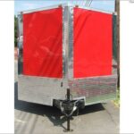 Enclosed Trailer 8.5’x26′ Red – Motorcycle Car Lawn Equipment Hauler Storage
