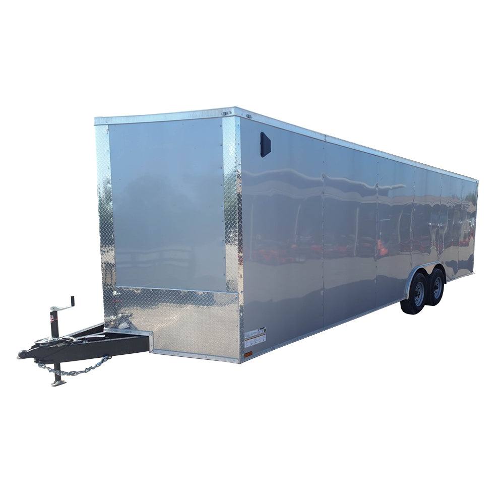 8.5×24 V-Nose Enclosed Trailer with E-Track (2) 5,200lb Axles 8.5×24 V-Nose Enclosed Trailer with E-Track (2) 5,200lb Axles - Image 1