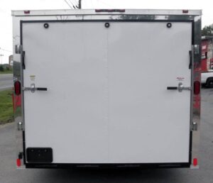 Enclosed Trailer 8.5’x18′ White – Equipment Car Bike Hauler Storage - Image 7